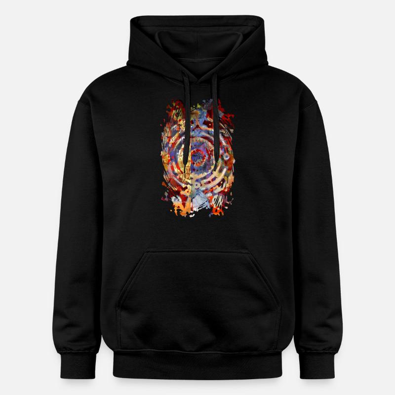 Vous choisissant art abstrait / - Sweat à capuche Softstyle® Gildan Unisexe - noir