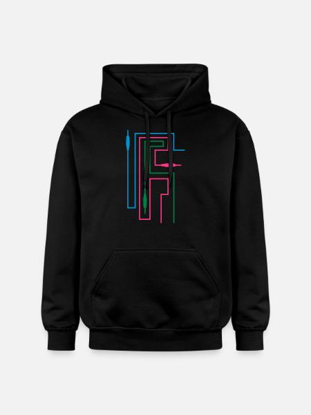 TON TRON - jack avec câble - Sweat à capuche Softstyle® Gildan Unisexe - noir
