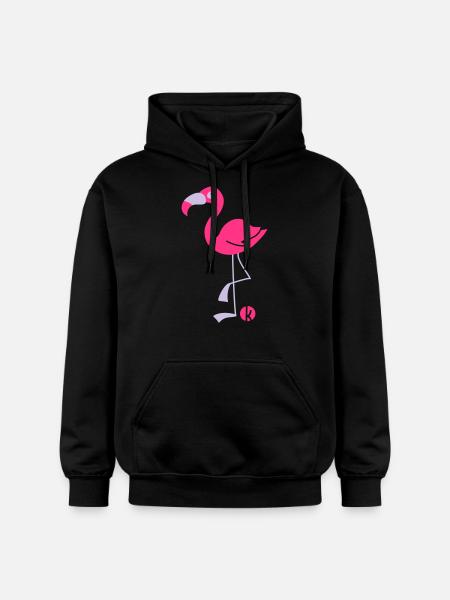 Flamingo (2c) - Gildan Unisex Softstyle® Midweight Hoodie - Schwarz
