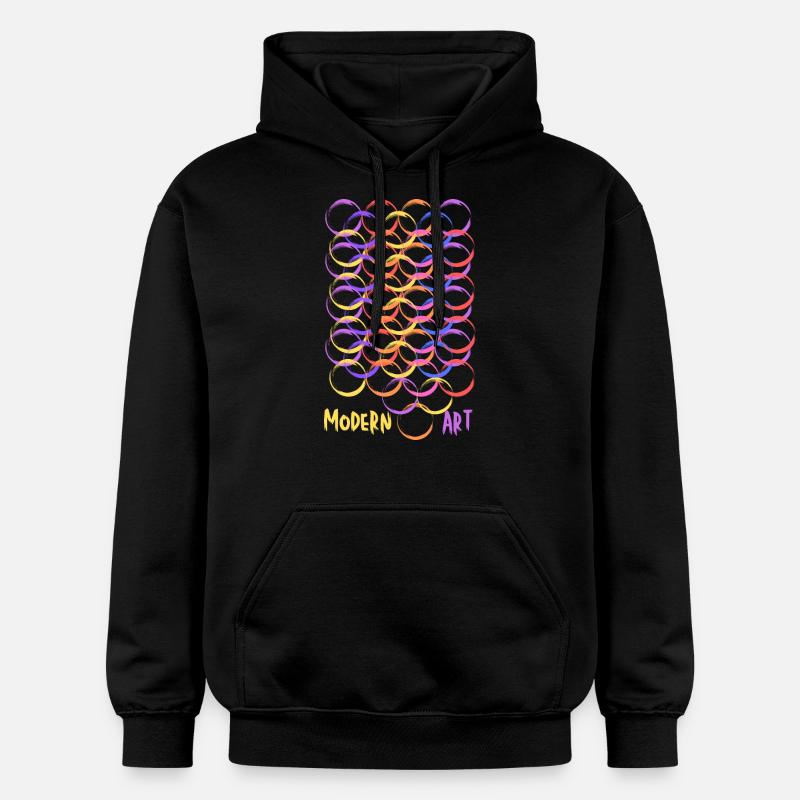 Art moderne - Sweat à capuche Softstyle® Gildan Unisexe - noir