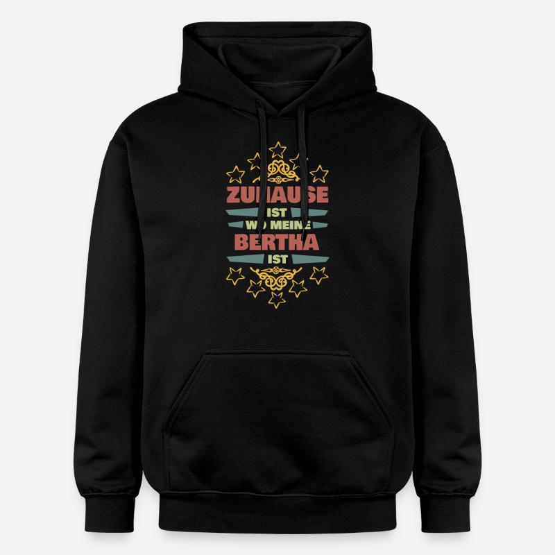 Cadeau pour Bertha - Sweat à capuche Softstyle® Gildan Unisexe - noir