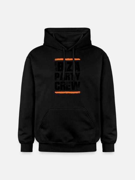 Ibiza Party Crew - Gildan Unisex Softstyle® Midweight Hoodie - black