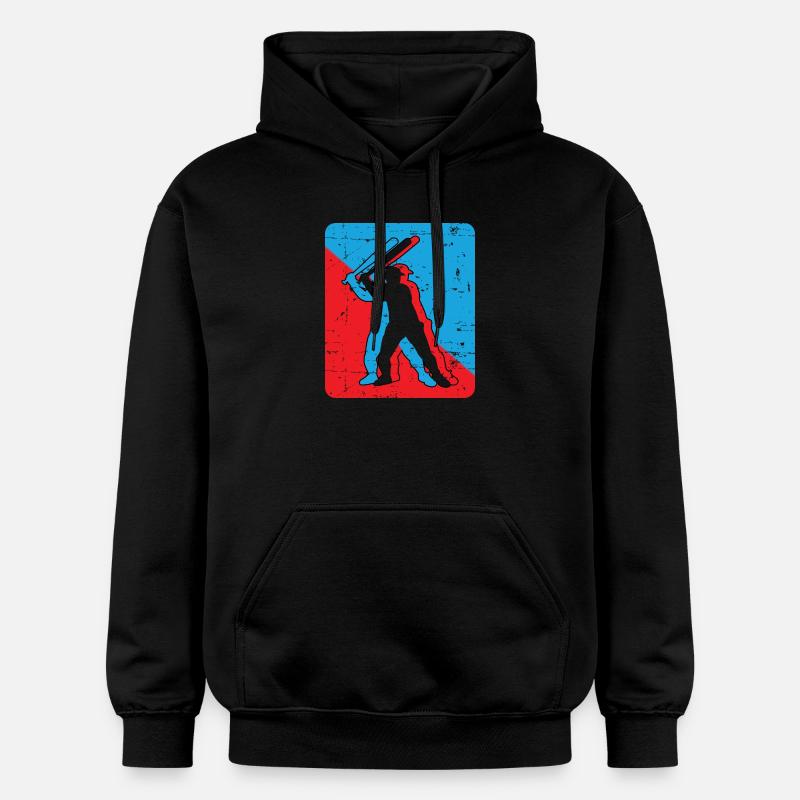 Base-ball - Sweat à capuche Softstyle® Gildan Unisexe - noir