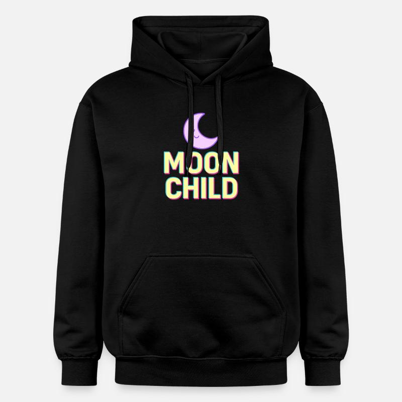 Enfant de la lune - Sweat à capuche Softstyle® Gildan Unisexe - noir