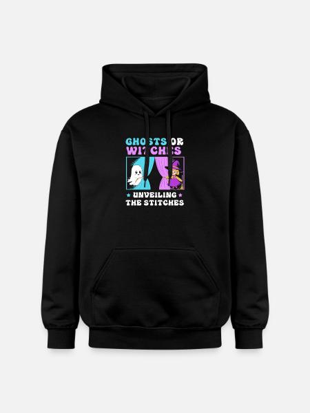 Halloween Gender Reveal - Gildan Unisex Softstyle® Midweight Hoodie - Schwarz