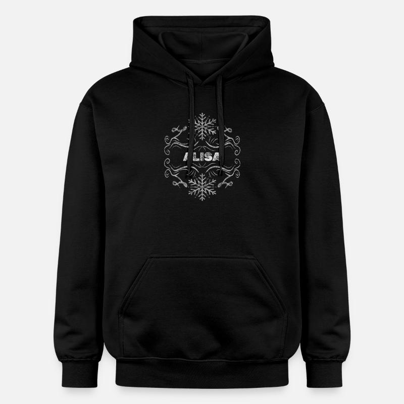 Vo als Ehefrau - Gildan Unisex Softstyle® Midweight Hoodie - Schwarz