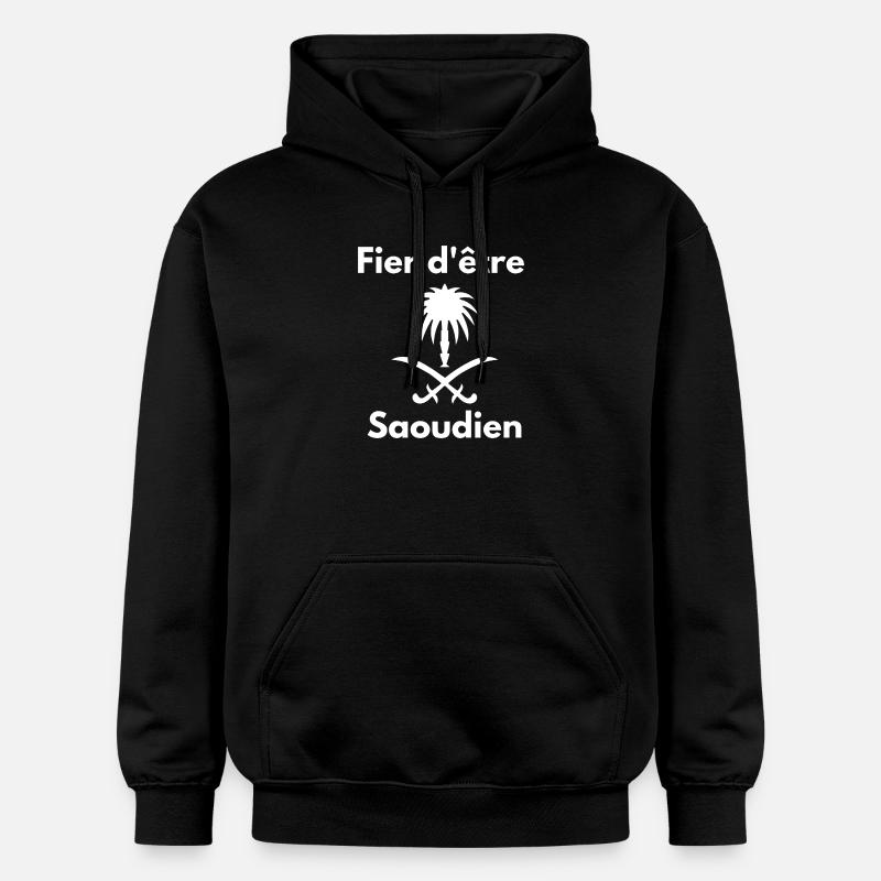 Fier d'être Saoudien - Sweat à capuche Softstyle® Gildan Unisexe - noir