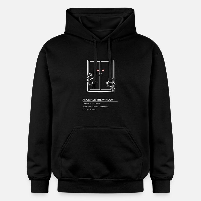 Backrooms la fenêtre blanche - Sweat à capuche Softstyle® Gildan Unisexe - noir