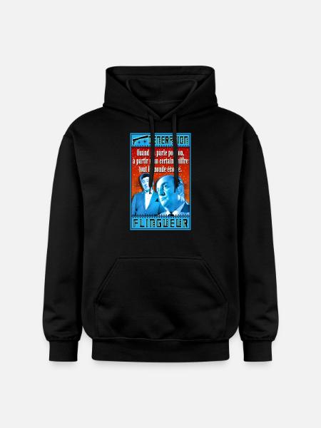 quand on parle pognon - Sweat à capuche Softstyle® Gildan Unisexe - noir