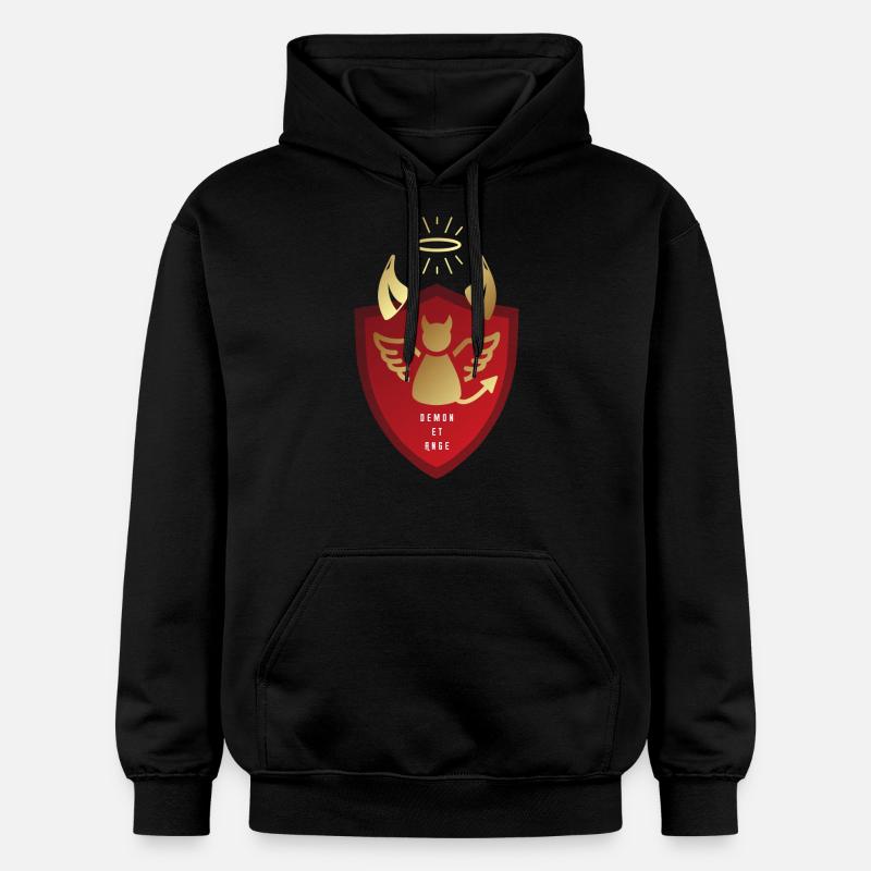 DEMON ET ANGE - Sweat à capuche Softstyle® Gildan Unisexe - noir