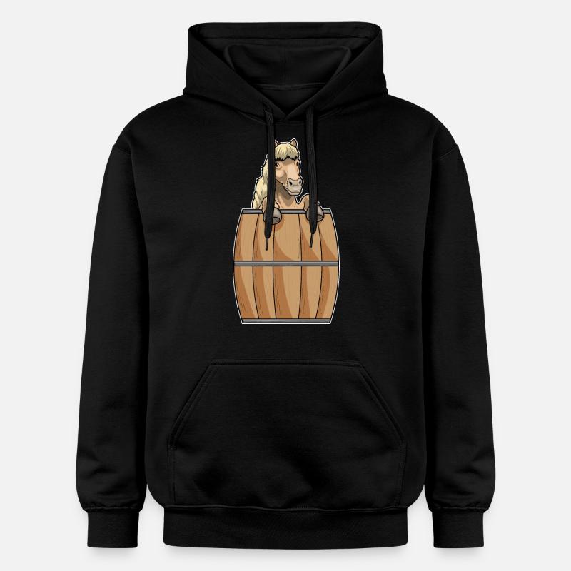 Baril de cheval - Sweat à capuche Softstyle® Gildan Unisexe - noir