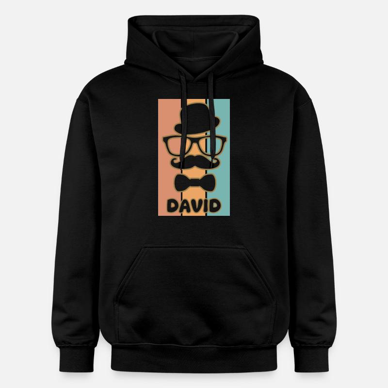 Cadeau pour David - Sweat à capuche Softstyle® Gildan Unisexe - noir