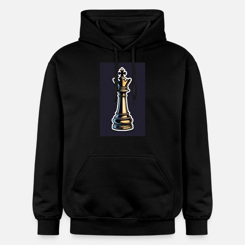 Échecs | Pièce d’échecs | Joueur d’échecs - Sweat à capuche Softstyle® Gildan Unisexe - noir