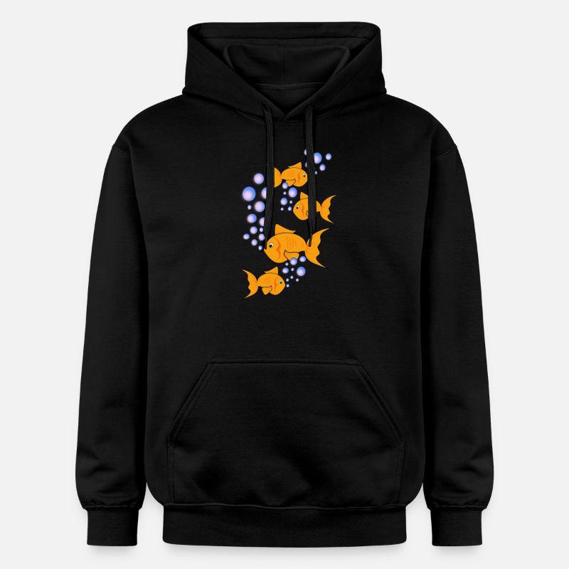 pececitos d'or - Sweat à capuche Softstyle® Gildan Unisexe - noir