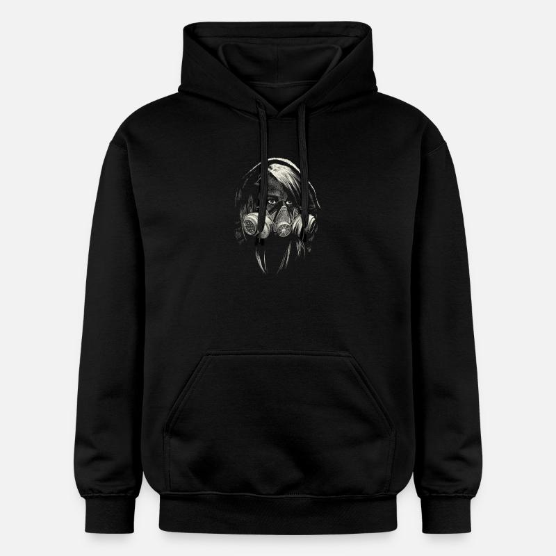 graffiti - Sweat à capuche Softstyle® Gildan Unisexe - noir