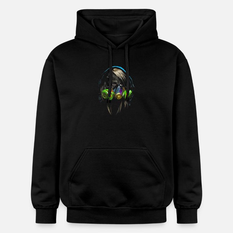 graffiti - Sweat à capuche Softstyle® Gildan Unisexe - noir