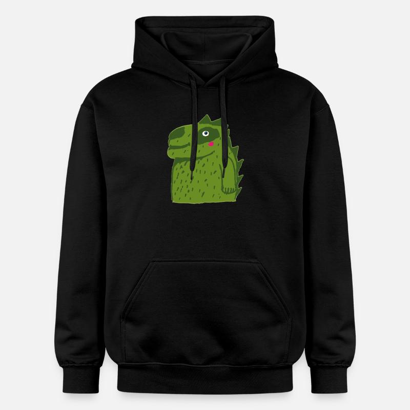 petit crocodile mignon - Sweat à capuche Softstyle® Gildan Unisexe - noir
