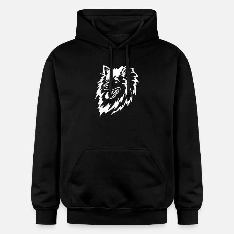 Spitz Kopf "Black Edition" - Gildan Unisex Softstyle® Midweight Hoodie - Schwarz