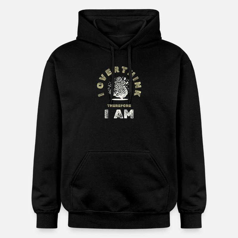Explosion cérébrale Humour - Sweat à capuche Softstyle® Gildan Unisexe - noir