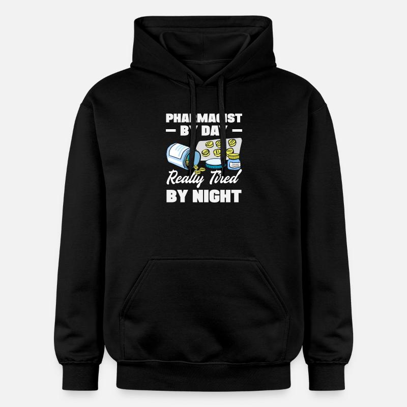 Pharmacien Technicien Pharmaceutique - Sweat à capuche Softstyle® Gildan Unisexe - noir