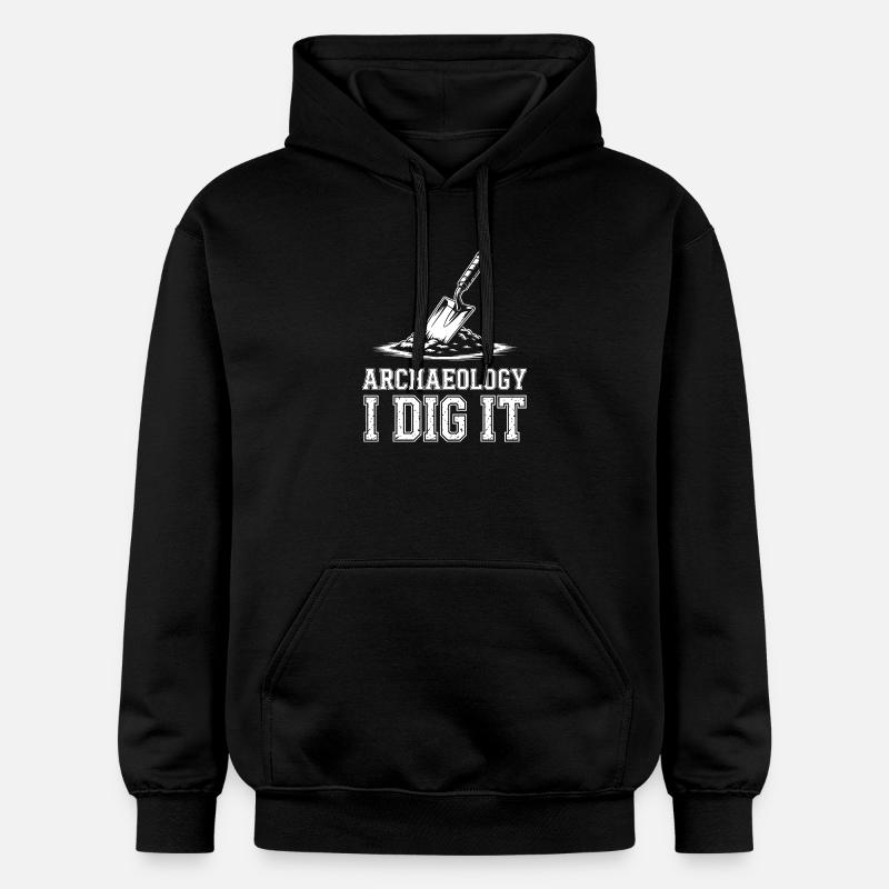 Archéologie Je le creuse Tee - Sweat à capuche Softstyle® Gildan Unisexe - noir