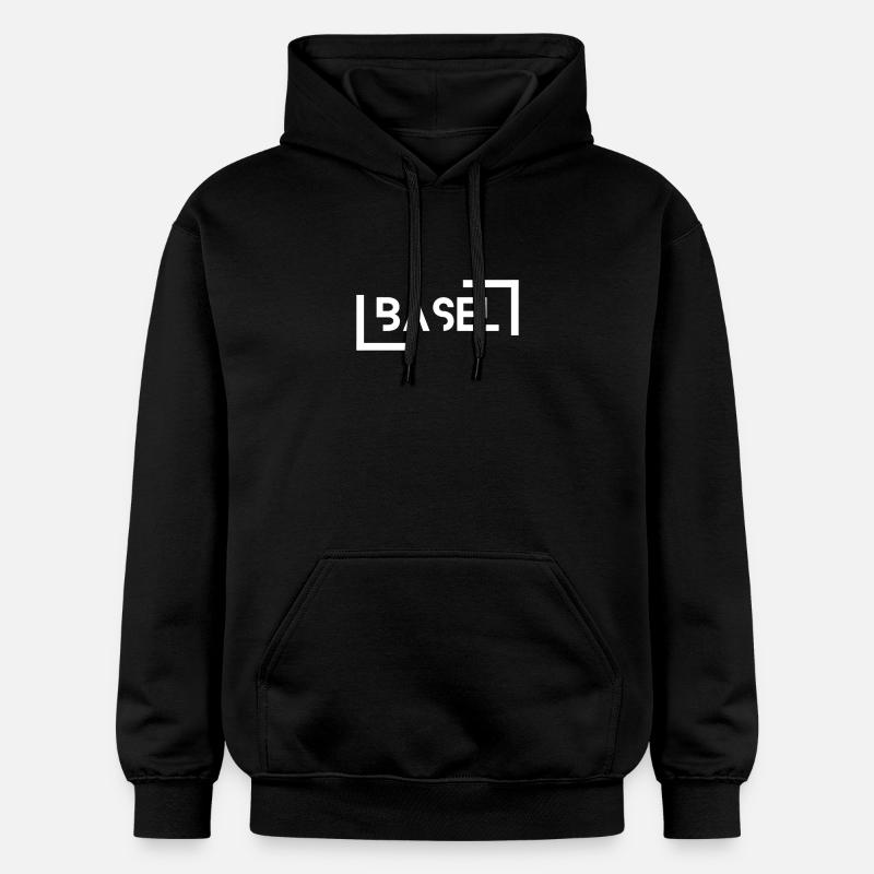 Bâle - Sweat à capuche Softstyle® Gildan Unisexe - noir