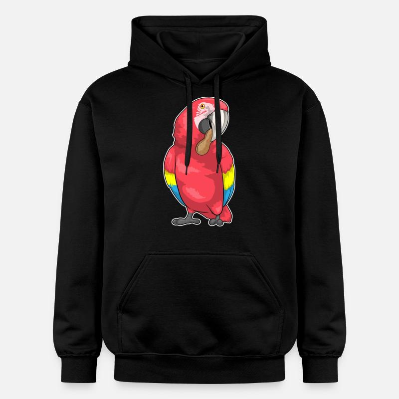 Arachide perroquet - Sweat à capuche Softstyle® Gildan Unisexe - noir
