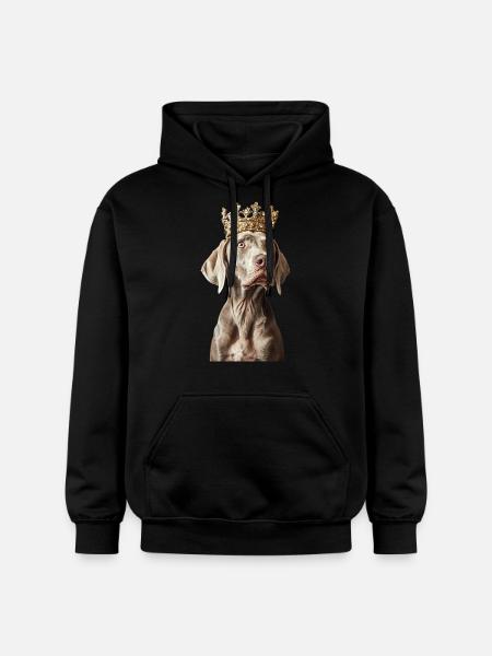 Weimaraner - Gildan Unisex Softstyle® Midweight Hoodie - Schwarz