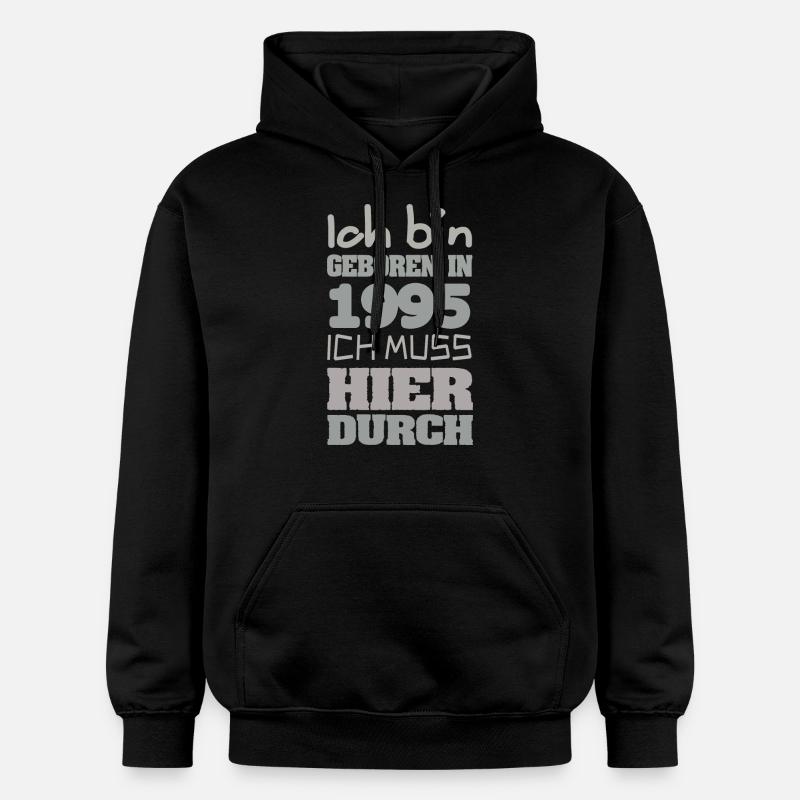 Je suis en 1995 - Sweat à capuche Softstyle® Gildan Unisexe - noir