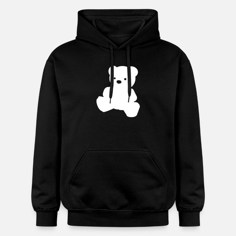 Ein einfacher Teddybär - Gildan Unisex Softstyle® Midweight Hoodie - Schwarz