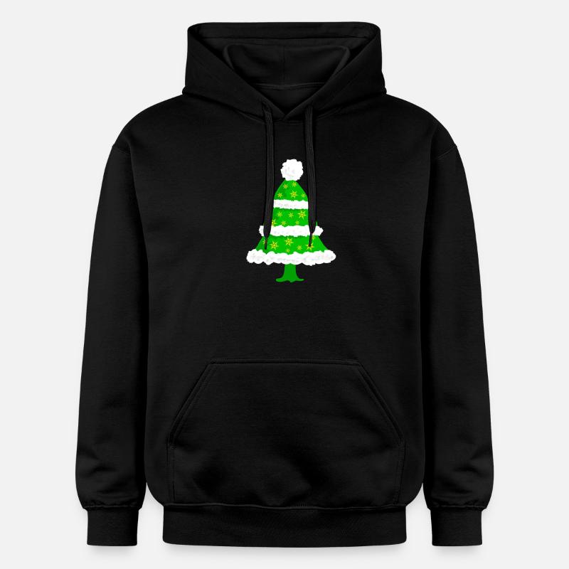 Sapin de Noël - Sweat à capuche Softstyle® Gildan Unisexe - noir