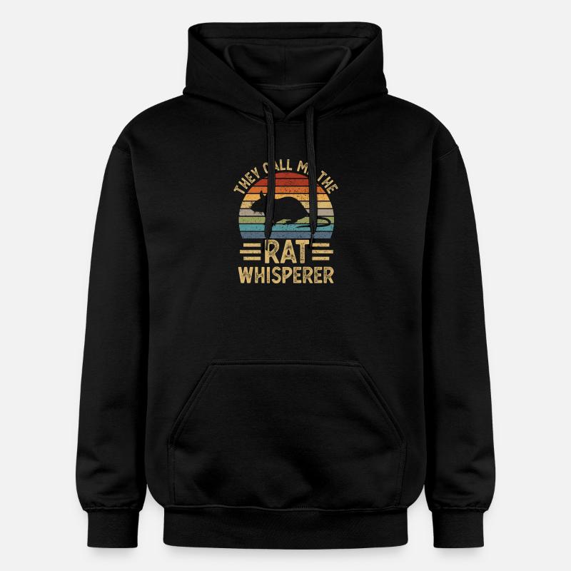 Rat rats - Sweat à capuche Softstyle® Gildan Unisexe - noir