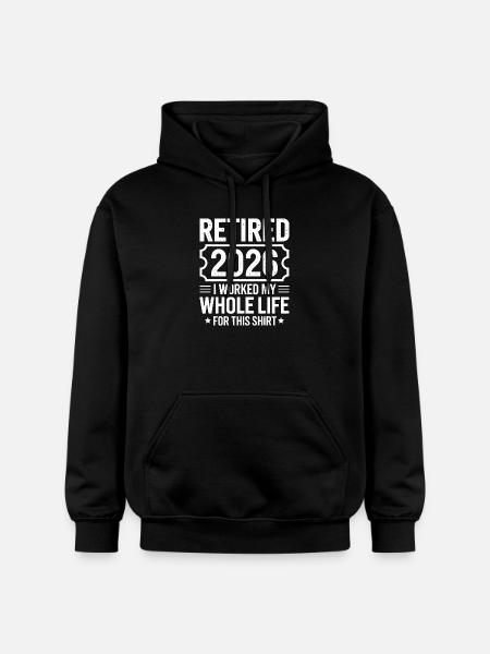 Retirement 2026 Shirt Motto - Gildan Unisex Softstyle® Midweight Hoodie - black