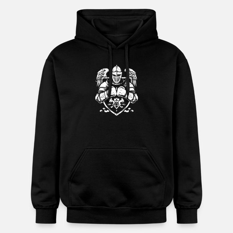 MMA de boxe Knight - Sweat à capuche Softstyle® Gildan Unisexe - noir
