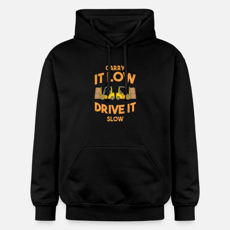 Conducteur de chariot élévateur - Sweat à capuche Softstyle® Gildan Unisexe - noir