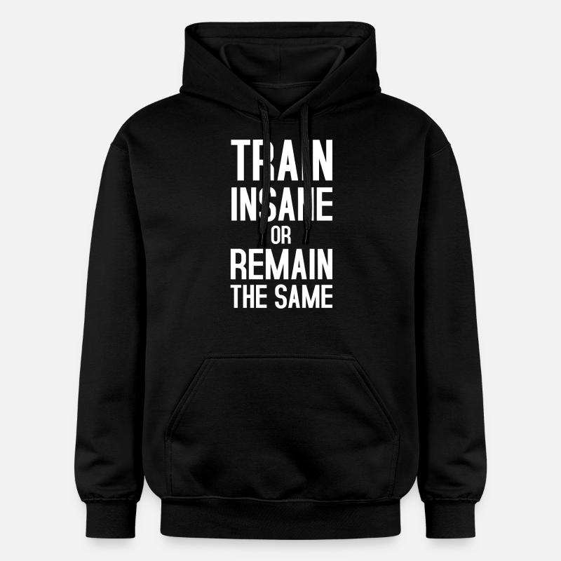 Train insane - Sweat à capuche Softstyle® Gildan Unisexe - noir