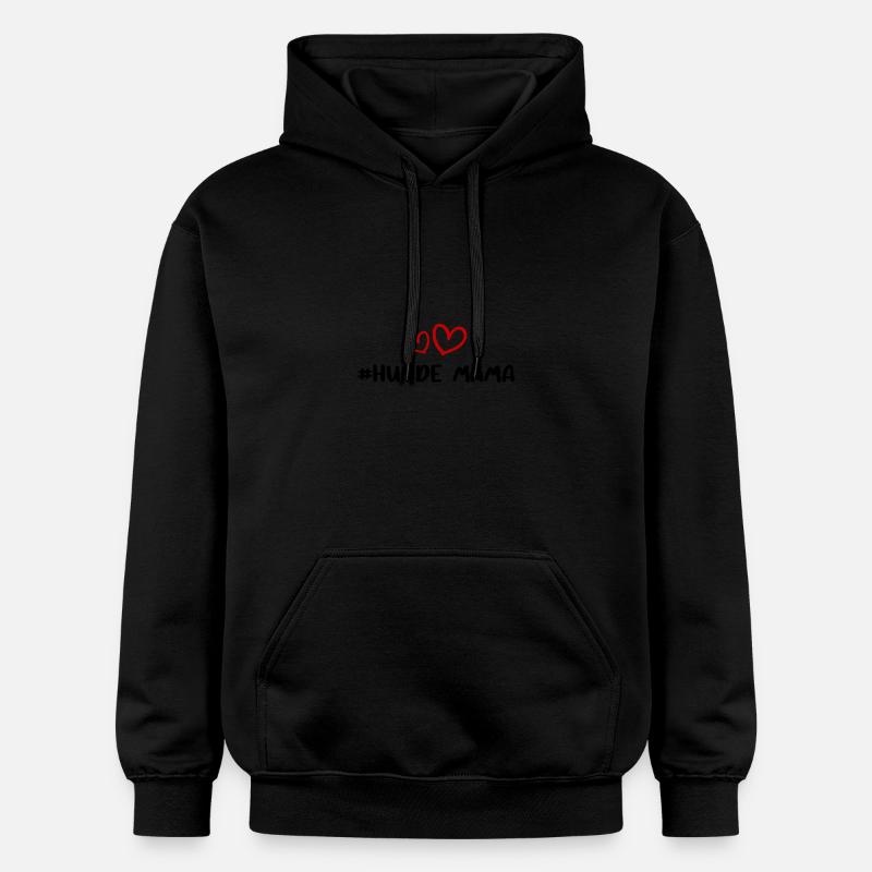 Maman de chiens - Sweat à capuche Softstyle® Gildan Unisexe - noir