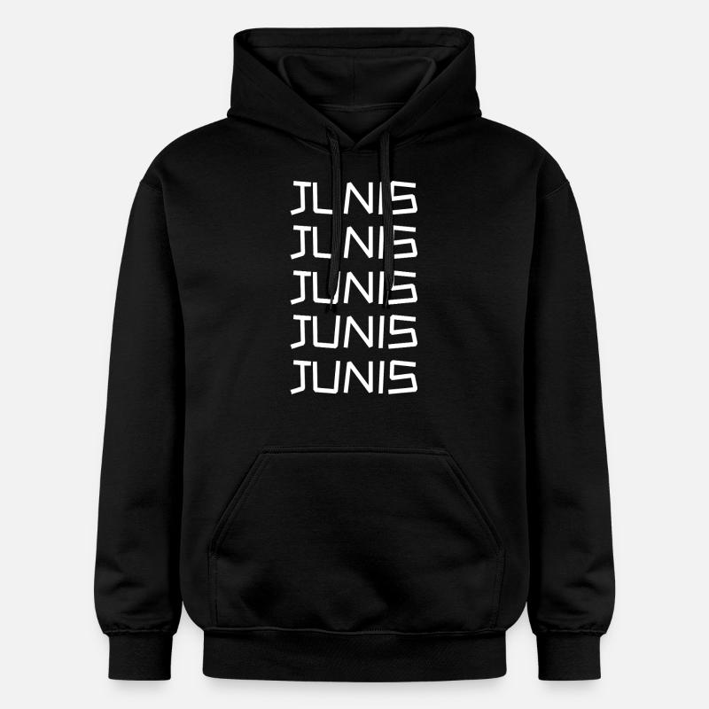 Cadeau pour Junis - Sweat à capuche Softstyle® Gildan Unisexe - noir