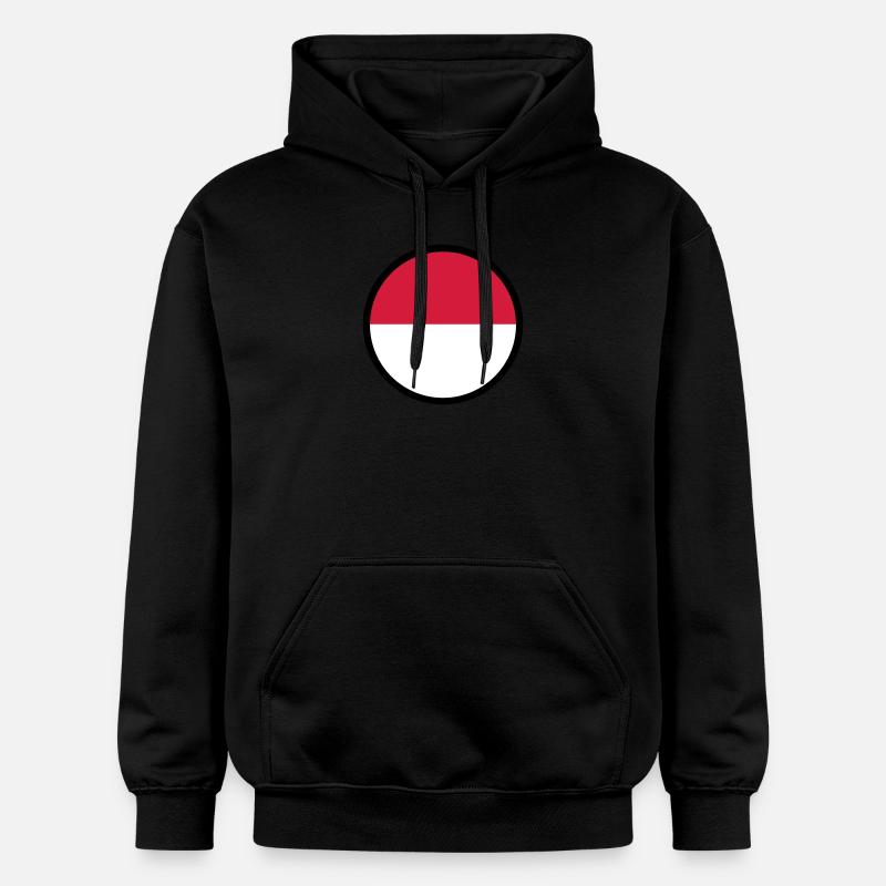 Sous le signe de l'Indonésie - Sweat à capuche Softstyle® Gildan Unisexe - noir