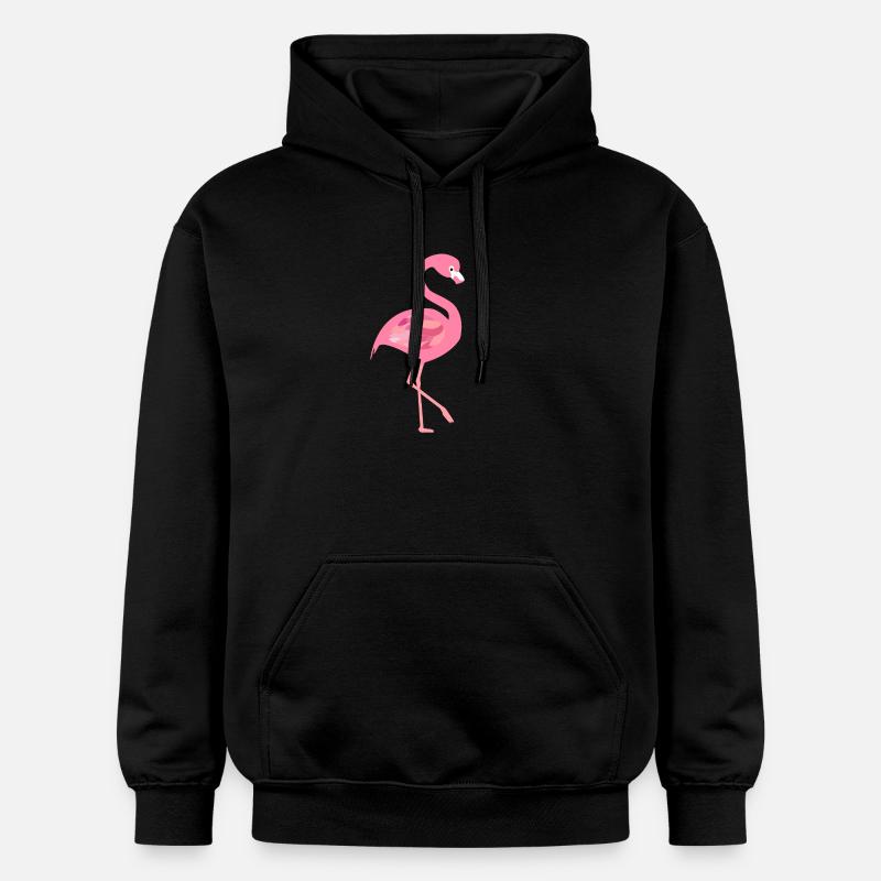 flamant - Sweat à capuche Softstyle® Gildan Unisexe - noir