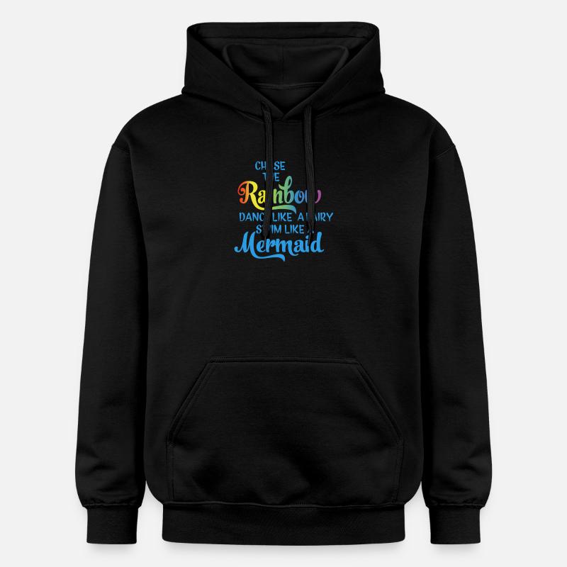 Suivez Rainbow - Sweat à capuche Softstyle® Gildan Unisexe - noir