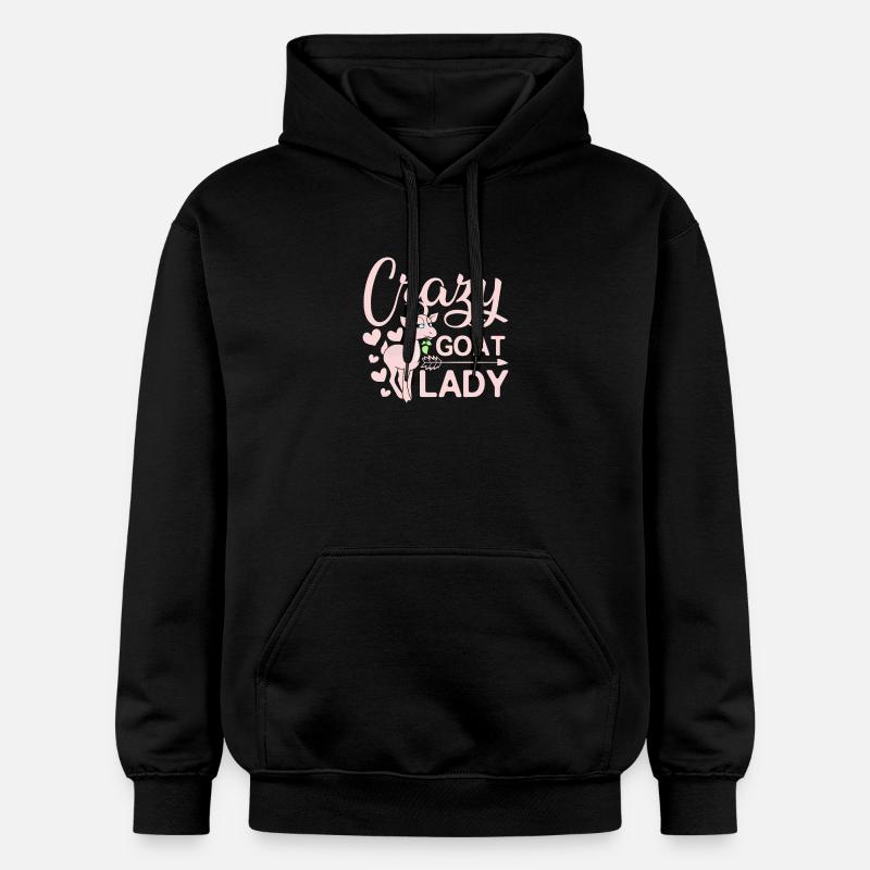 Dame chèvre folle - Sweat à capuche Softstyle® Gildan Unisexe - noir