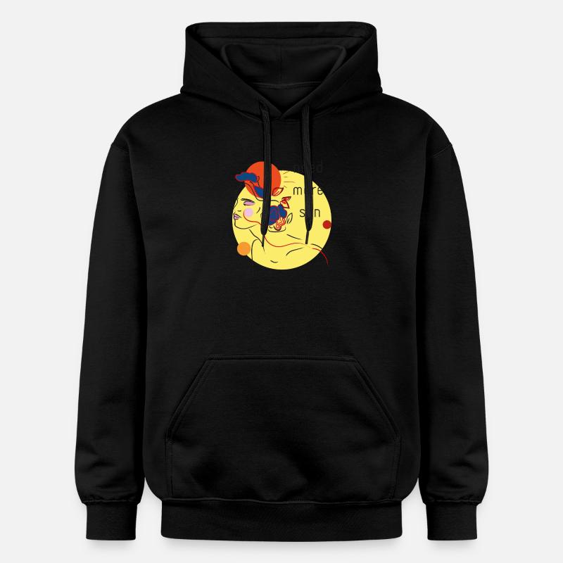 soleil d'été - Sweat à capuche Softstyle® Gildan Unisexe - noir