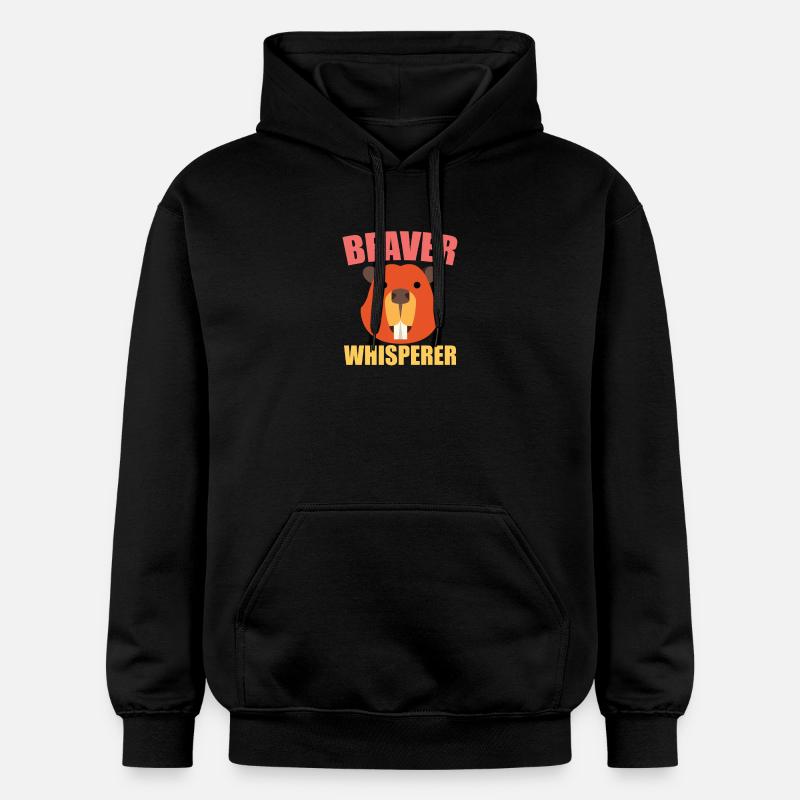 Beaver Whisperer - Sweat à capuche Softstyle® Gildan Unisexe - noir