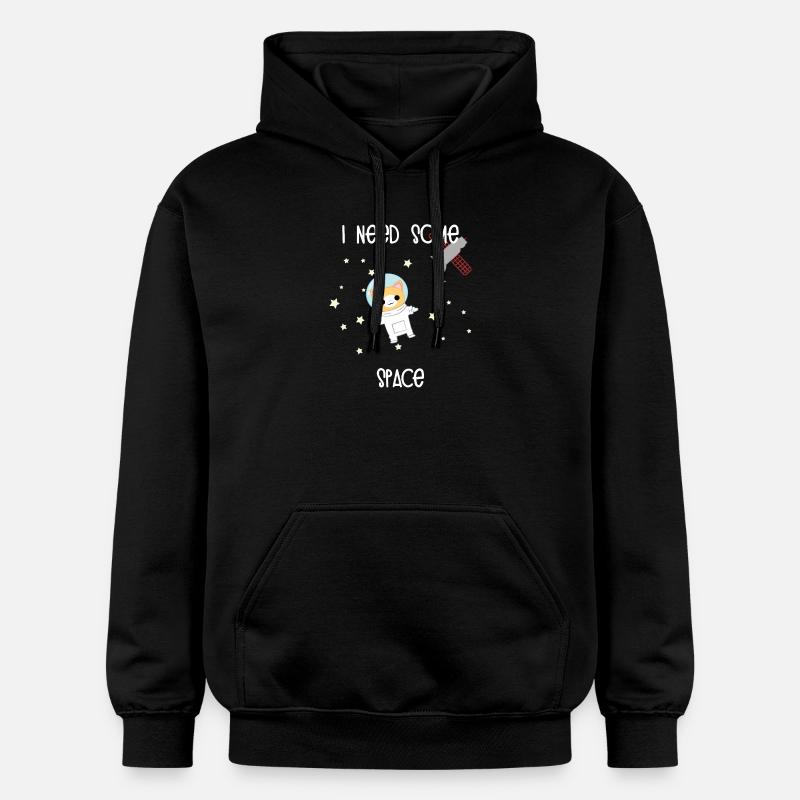 Chat scientifique - Sweat à capuche Softstyle® Gildan Unisexe - noir