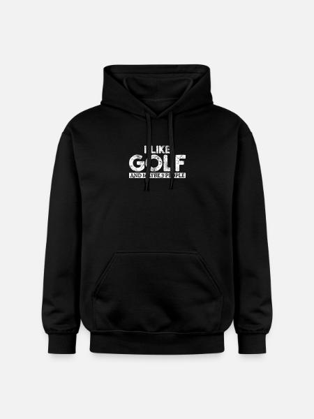Golf Golfers Golfers - Gildan Unisex Softstyle® Midweight Hoodie - black