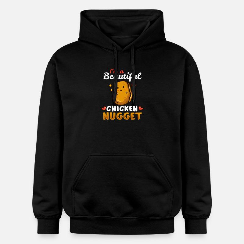 Pépites de poulet - Sweat à capuche Softstyle® Gildan Unisexe - noir