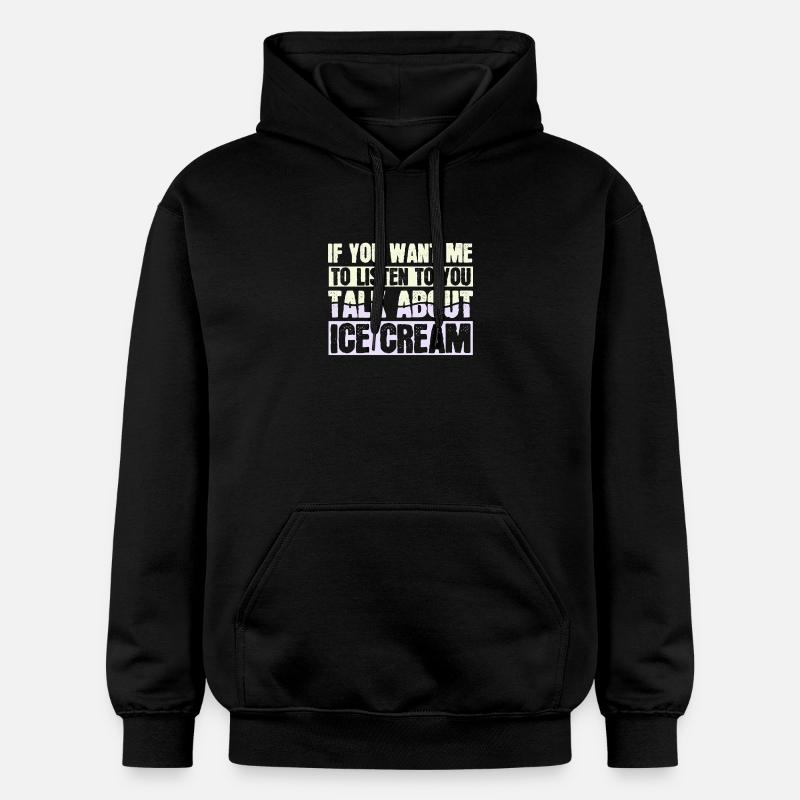 la glace - Sweat à capuche Softstyle® Gildan Unisexe - noir
