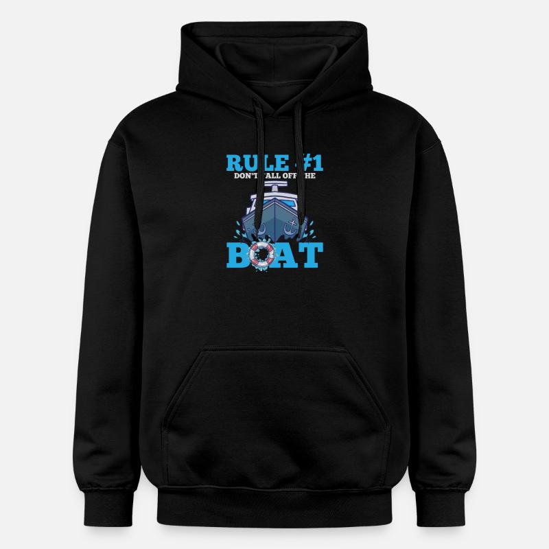 Bateau - Sweat à capuche Softstyle® Gildan Unisexe - noir