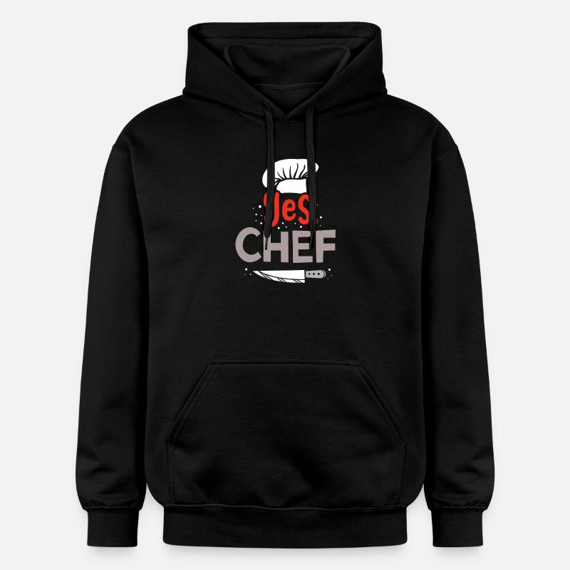Chefkoch Koch Küchenchef - Gildan Unisex Softstyle® Midweight Hoodie - Schwarz